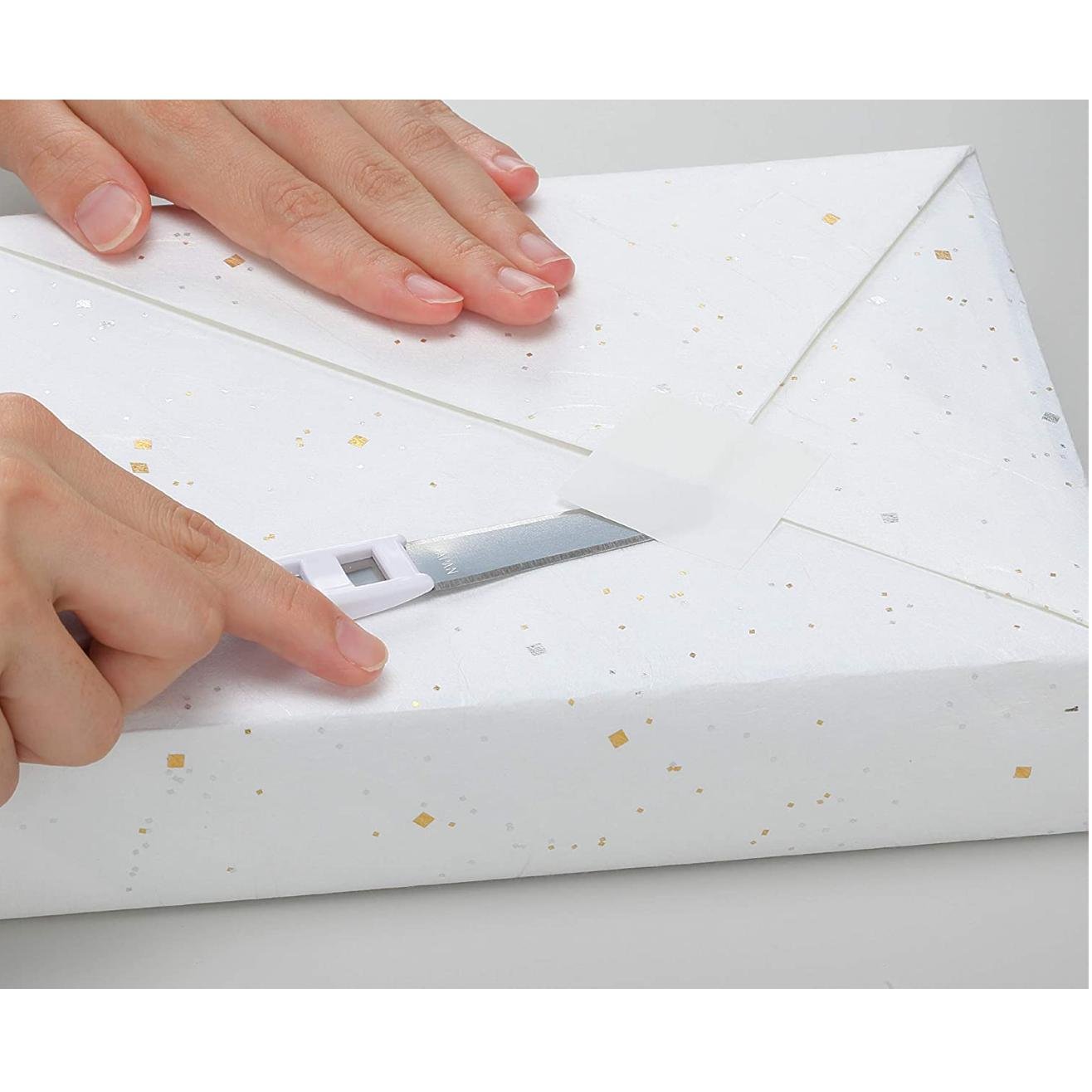 Nitto Stainless Steel Label Remover Peeler – Precise Pentagonal Edge Tool