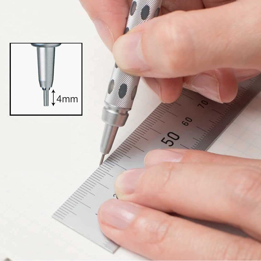Pentel GraphGear 1000 Precision Mechanical Pencil with Anti‑Slip Grip