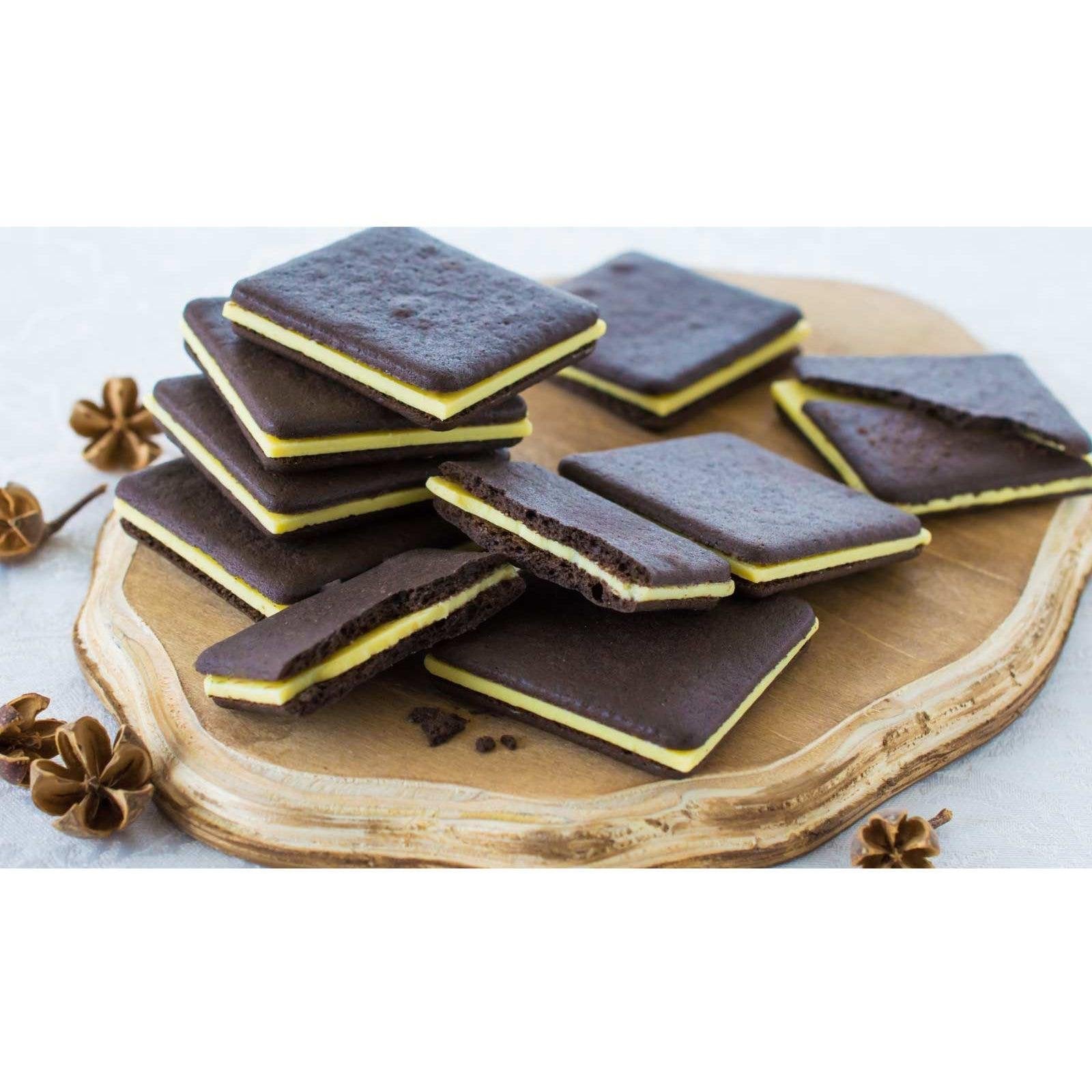Tokyo Baked Base Chocolate Banana Langue de Chat Cookies 30 Pieces