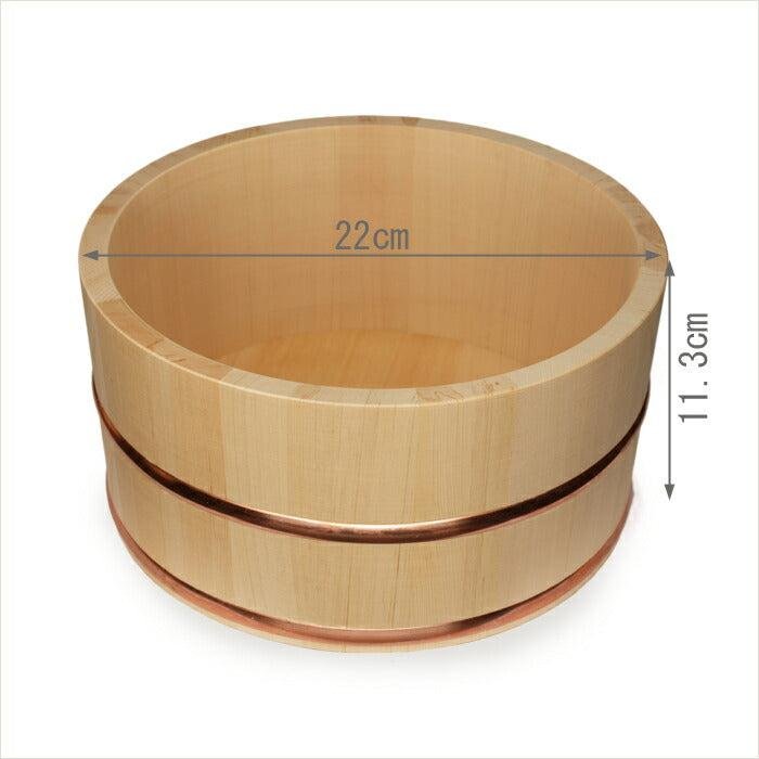 Handcrafted Umezawa Hinoki Bath Bucket – Japanese Cypress Wood