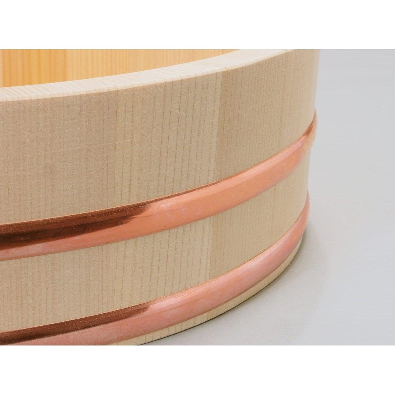 Umezawa Sawara Cypress 36cm Hangiri Wooden Sushi Oke Bowl