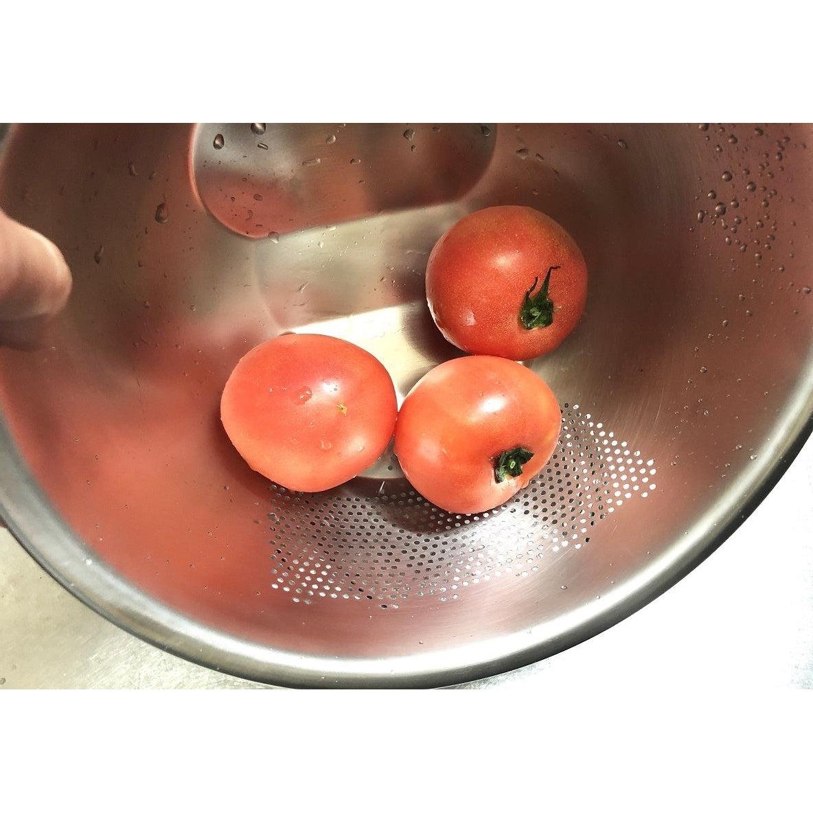 Premium 3‑Way Stainless Steel Rice Washing Bowl with Strainer