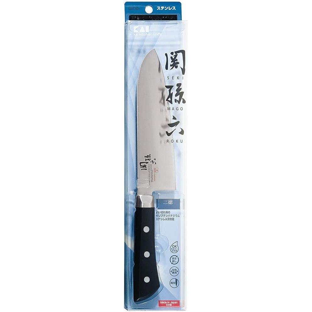 KAI Honoka 165mm Stainless Steel Santoku Knife – Ultra Sharp