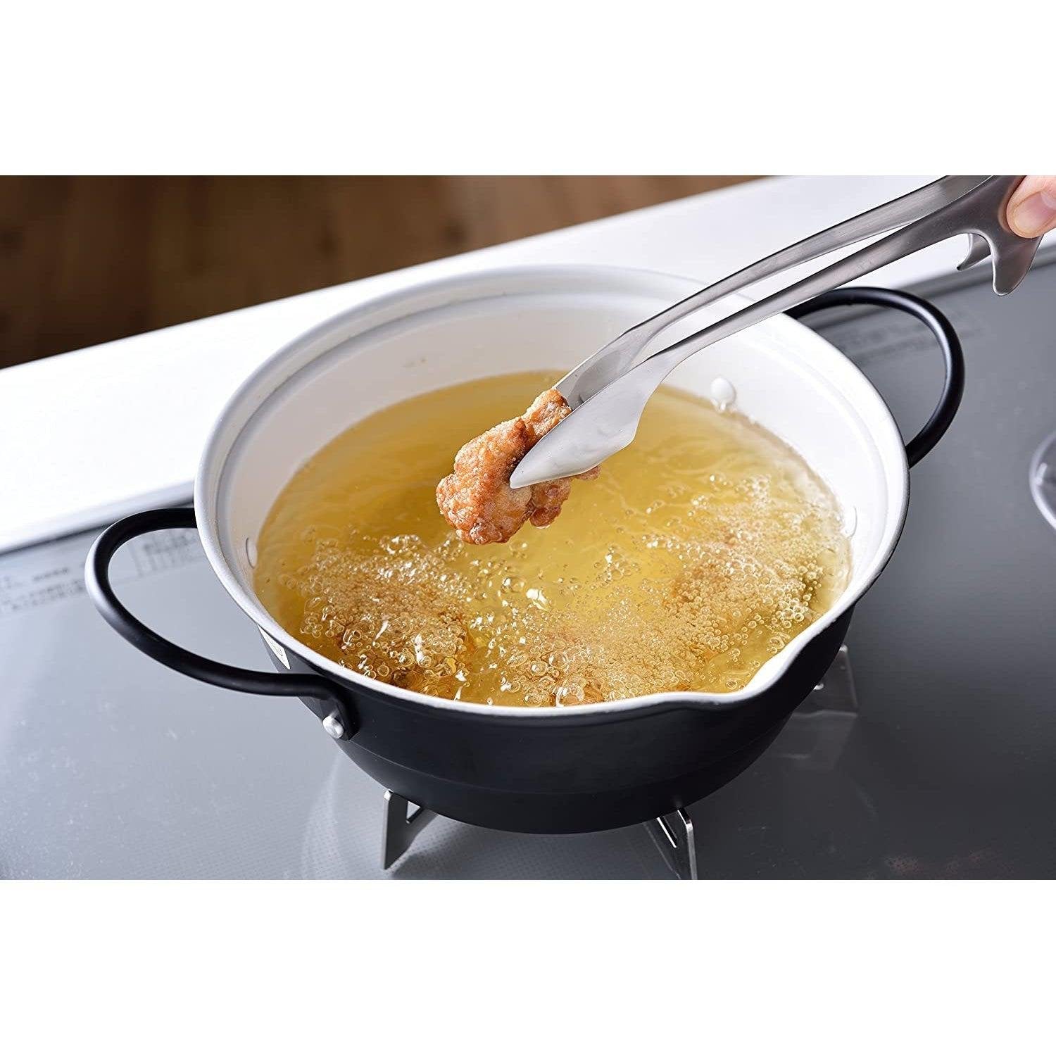 Kevnhaun 270mm Stainless Steel Kitchen Tongs – Precise Grip, Heat‑Safe Design