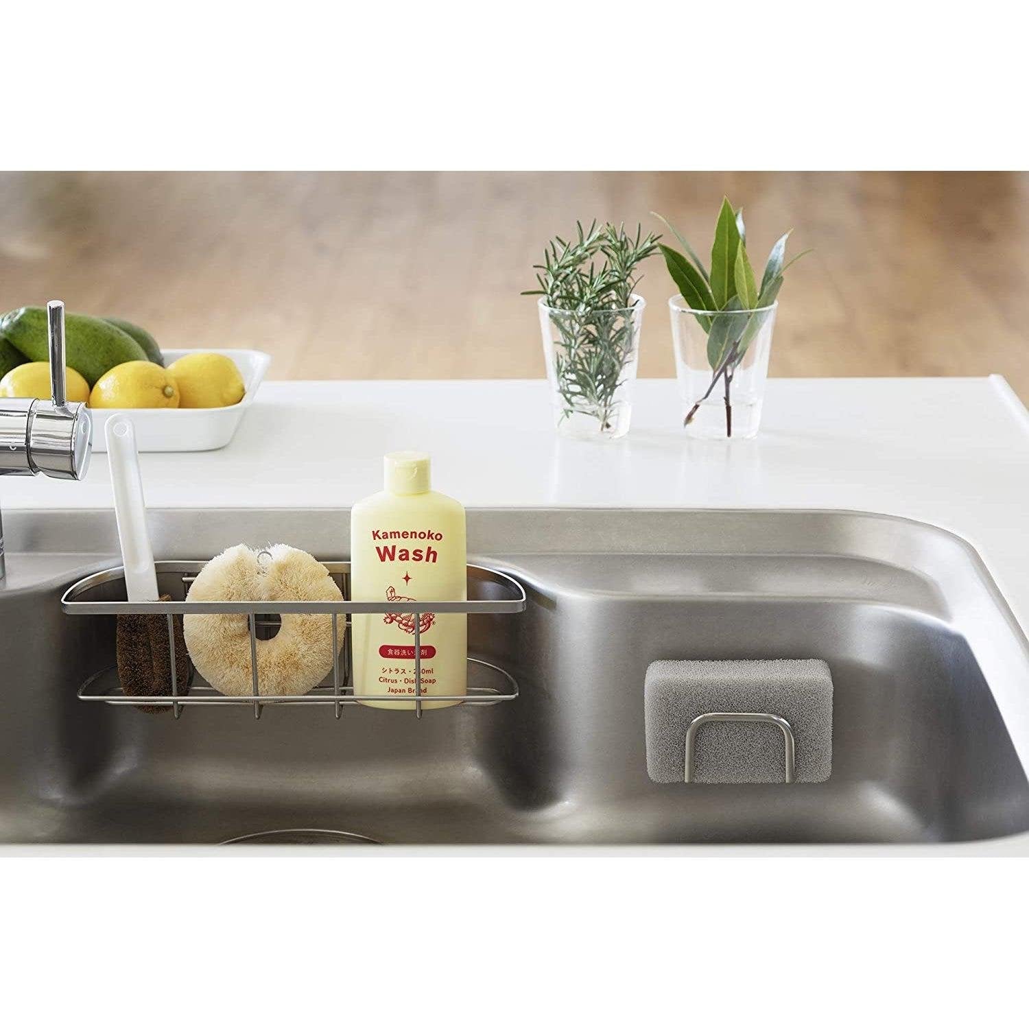 Kamenoko Gray Kitchen Sponge Pack of 3 – Antibacterial Cleaning