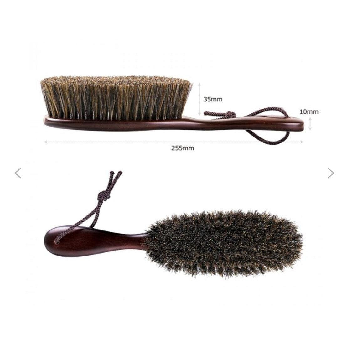 Premium Nakata Natural Bristle Clothes Brush with Beech Wood Handle