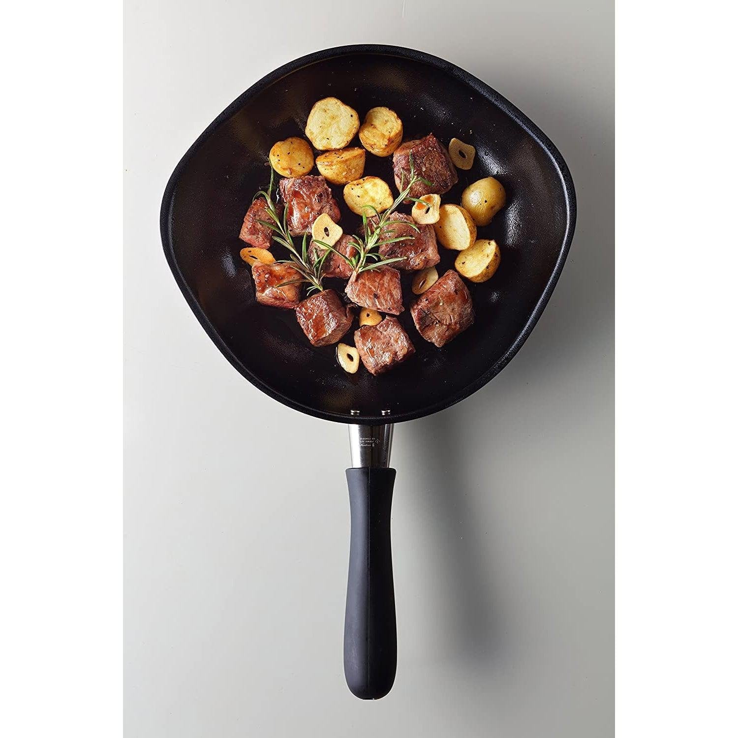 Premium Sori Yanagi 25cm Iron Frying Pan with Lid