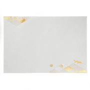 Elegant Gold Foil Rabbit Paper Placemats Set of Three