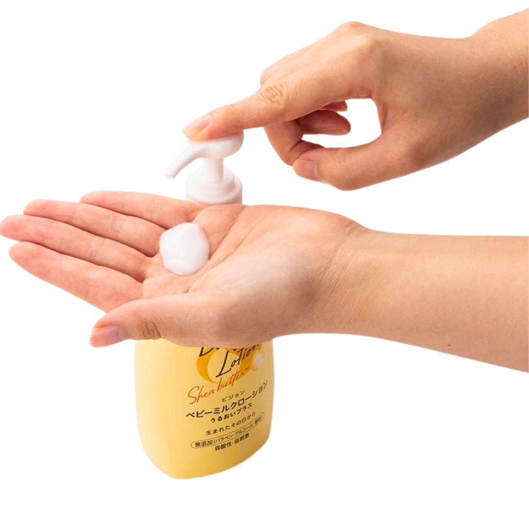 Pigeon Baby Milk Lotion Moisture Plus with Shea Butter