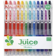 Pilot Juice Up 12-Color Gel Ink Pen Set in clear packaging showing 0.4mm ultra-fine tips