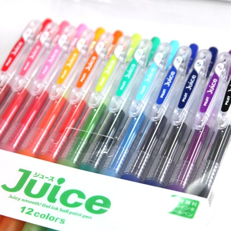 Pilot Juice Gel Ink Ballpoint Pen Set 12 Vibrant Colors