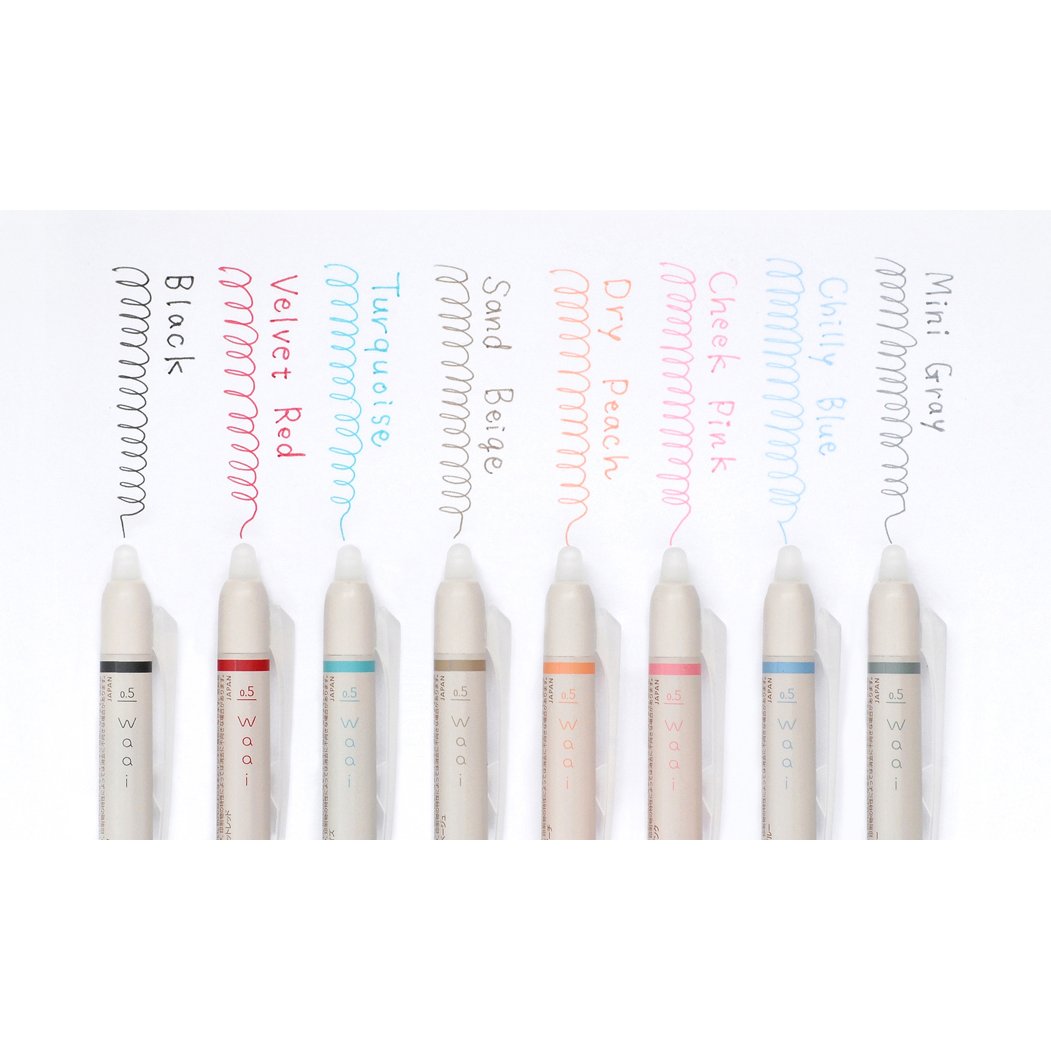 Pilot Waai Frixion Erasable Gel Ink Ballpoint Pen 8-Color Set
