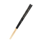 Premium Gold Glitter Black Chopsticks Non‑Slip Dishwasher Safe 23cm
