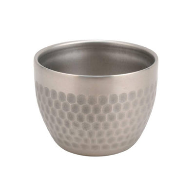 Ptygrace Titanium Double Wall Insulated Espresso & Tea Cup - 60ml Hammered Finish