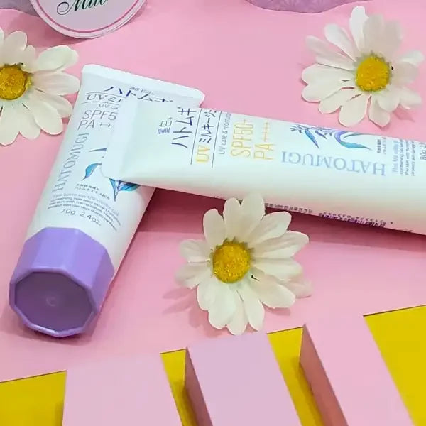 Reihaku Hatomugi UV Milky Gel Sunscreen SPF50+ 80g Japanese Skincare