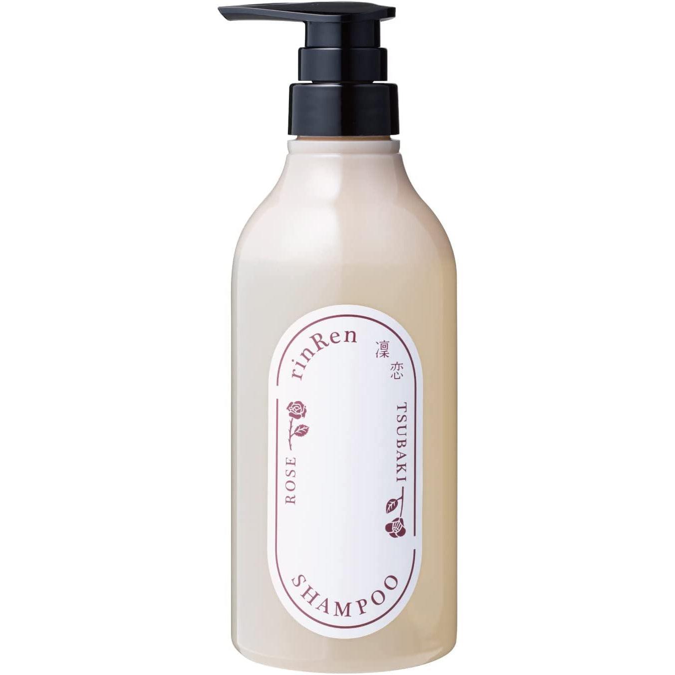 RinRen Rose & Tsubaki Vegan Hair Repair Shampoo 480ml