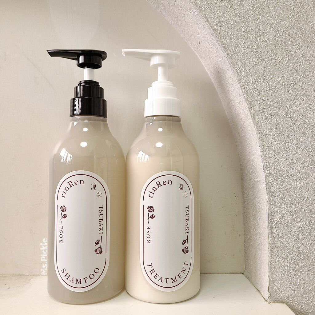 RinRen Rose & Tsubaki Vegan Hair Repair Shampoo 480ml
