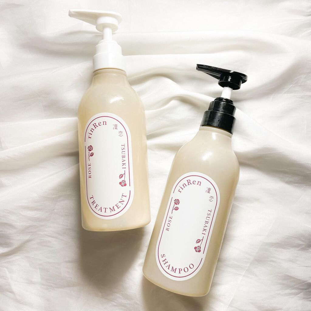 RinRen Rose & Tsubaki Vegan Hair Repair Shampoo 480ml