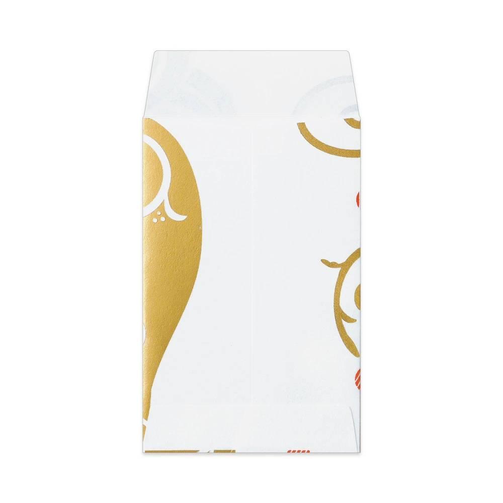 Rokkaku Gold Foil Shiba Inu Decorative Envelope Set 2pcs