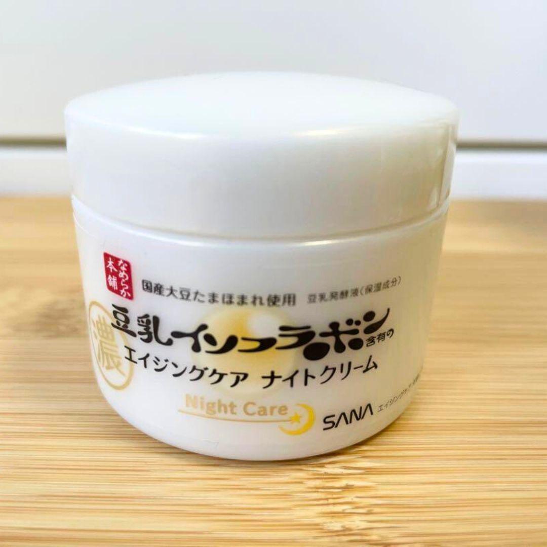 Sana Nameraka Honpo Soy Milk Wrinkle Night Cream - Retinol Anti