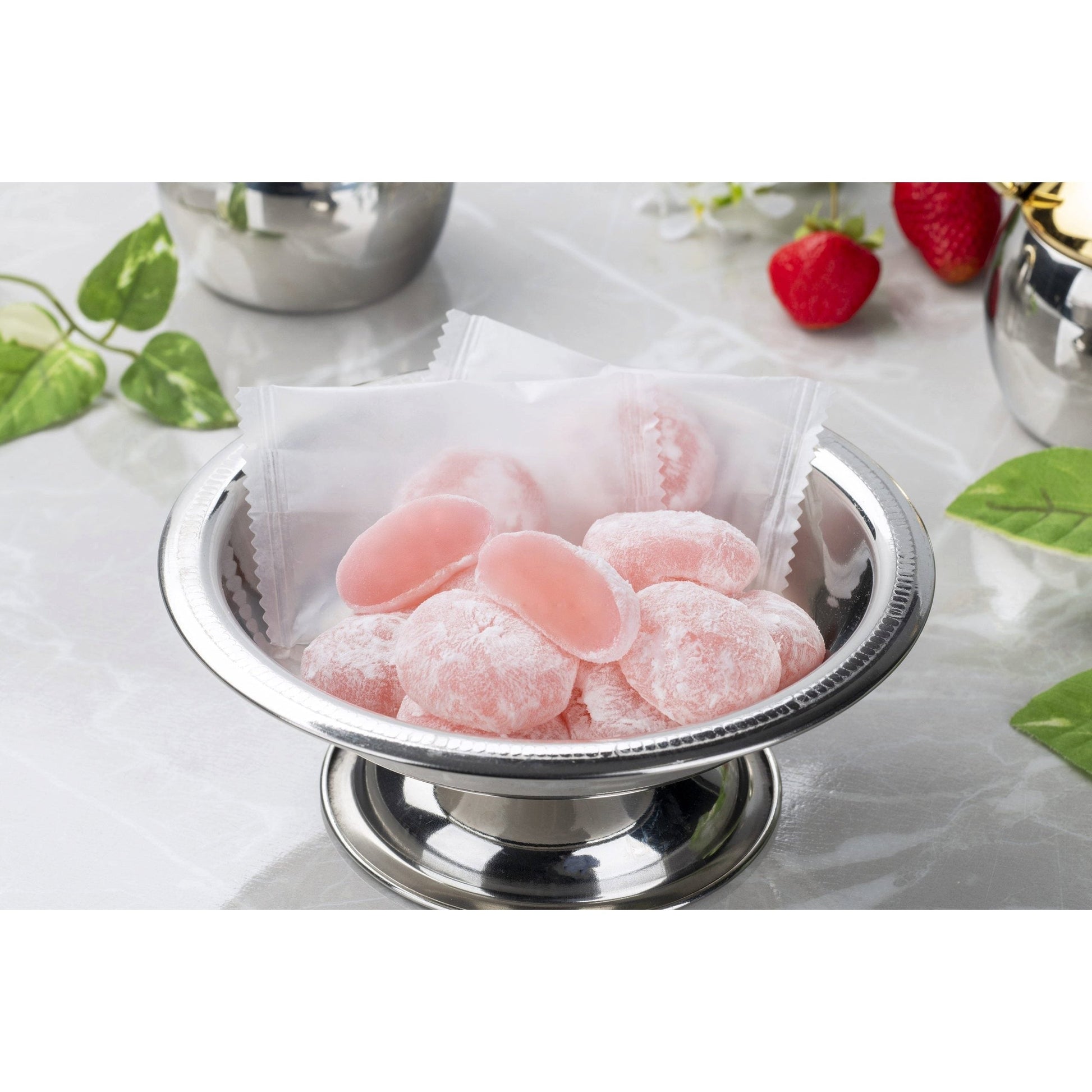Seiki Bite‑Sized Daifuku Mochi Snack Amaou Strawberry Flavor 130g