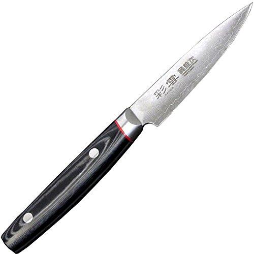 Seki Kanetsugu 33-Layer Damascus Steel 90mm Paring Knife
