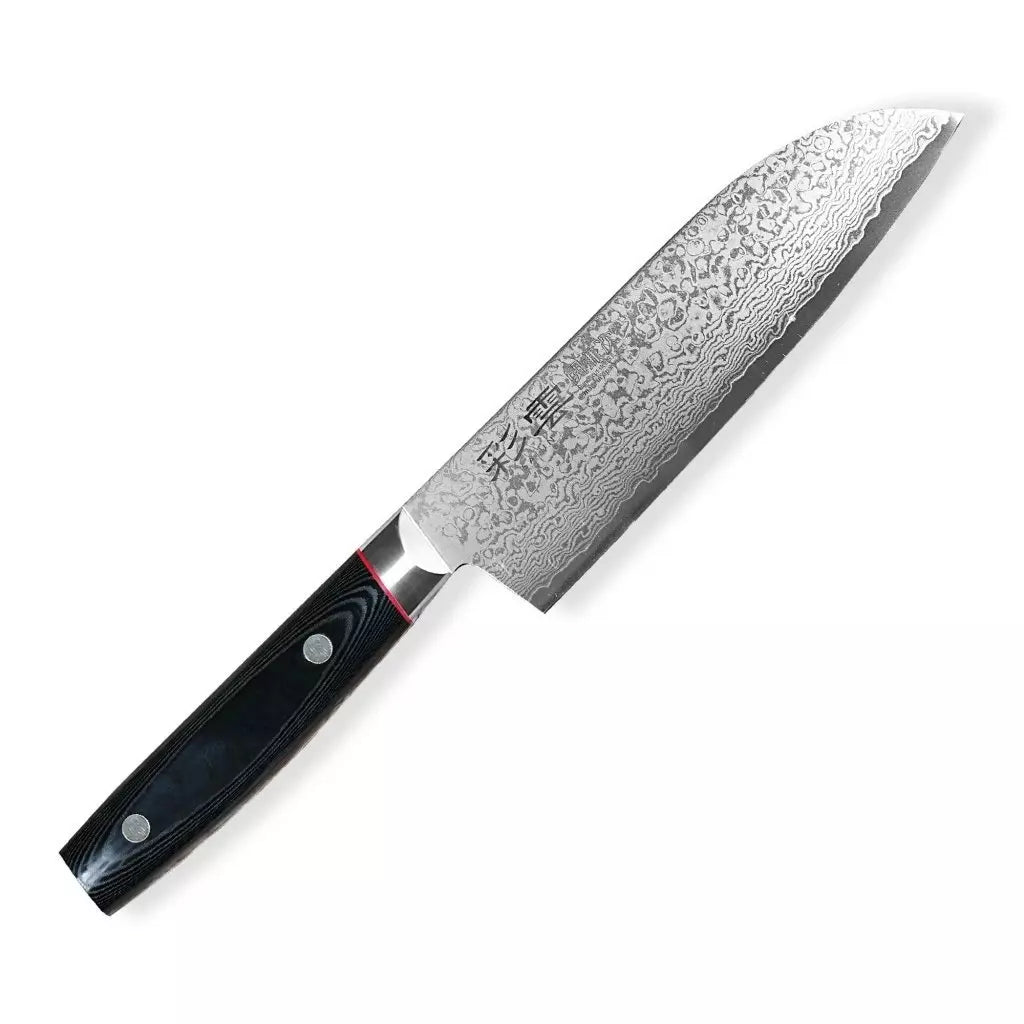 33-Layer Damascus Santoku Knife 170mm – Razor Sharp Japanese Blade