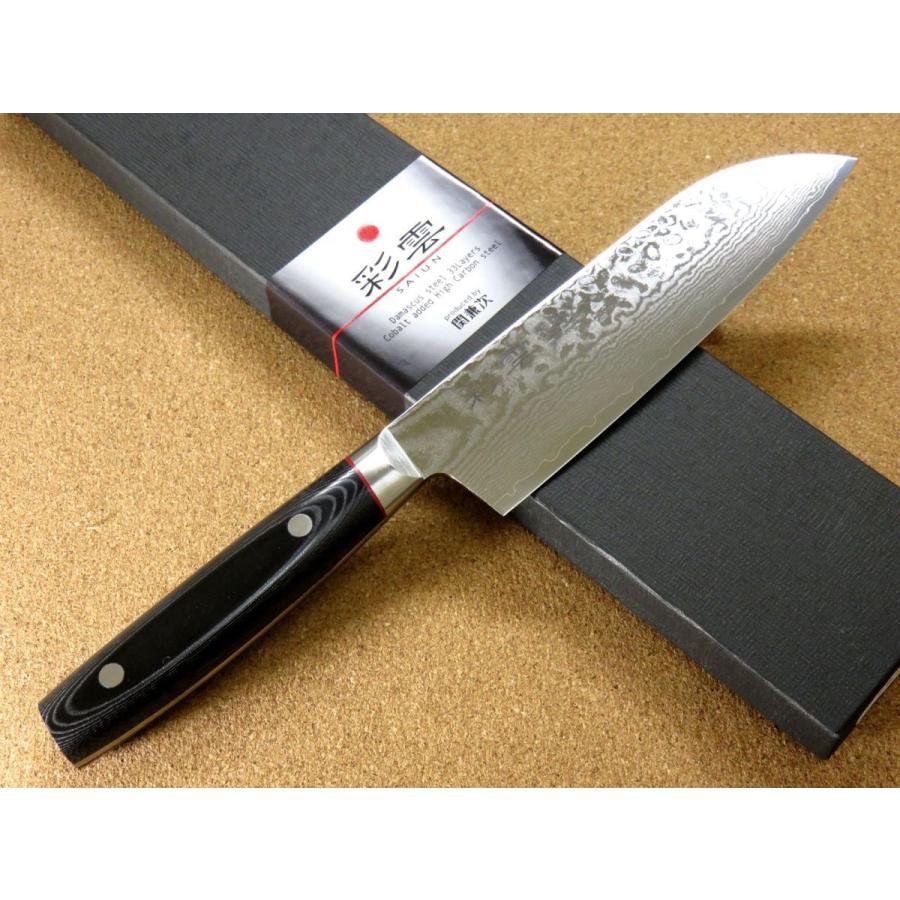 33-Layer Damascus Santoku Knife 170mm – Razor Sharp Japanese Blade