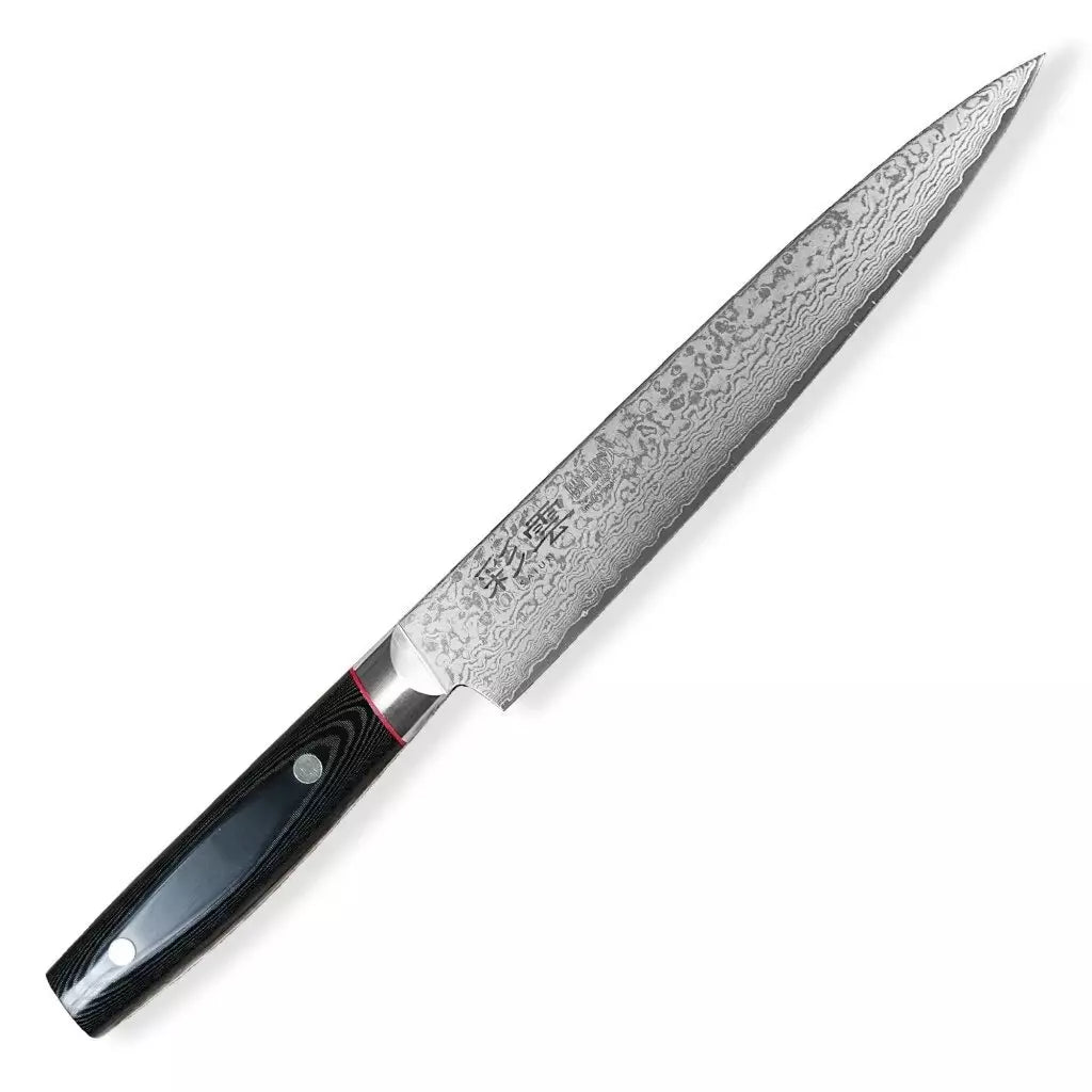 Seki Kanetsugu 33‑Layer Damascus Steel 210mm Slicing Knife