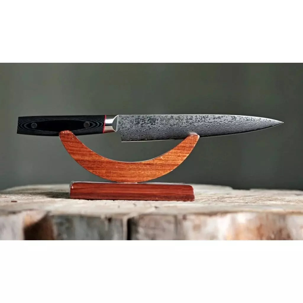 Seki Kanetsugu 33‑Layer Damascus Steel 210mm Slicing Knife
