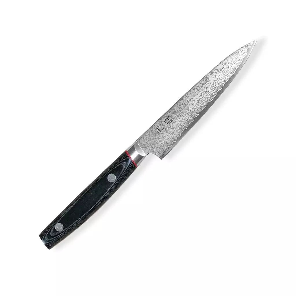 Seki Kanetsugu Saiun 33‑Layer Damascus Steel 120mm Utility Knife