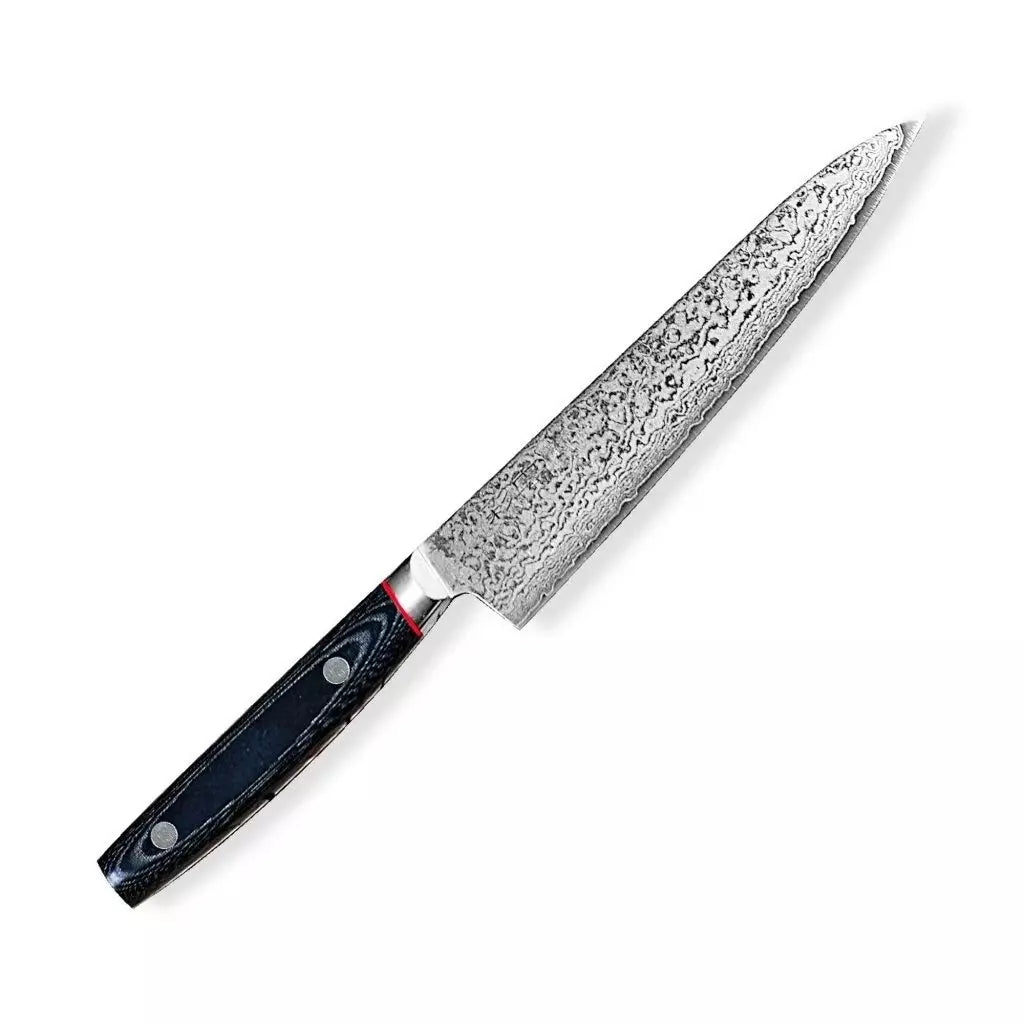 Premium Seki Kanetsugu Saiun 33-Layer Damascus Utility Knife 150mm