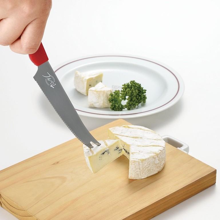 Shimomura Curved Serrated Bar Knife for Tomato & Cheese 230mm