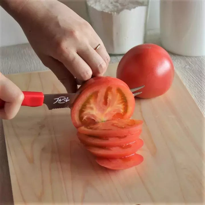 Shimomura Curved Serrated Bar Knife for Tomato & Cheese 230mm