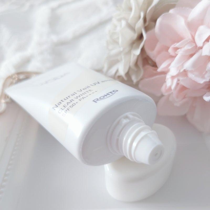 Skin Aqua Natural Veil UV Essence SPF50+ Clear White Sunscreen