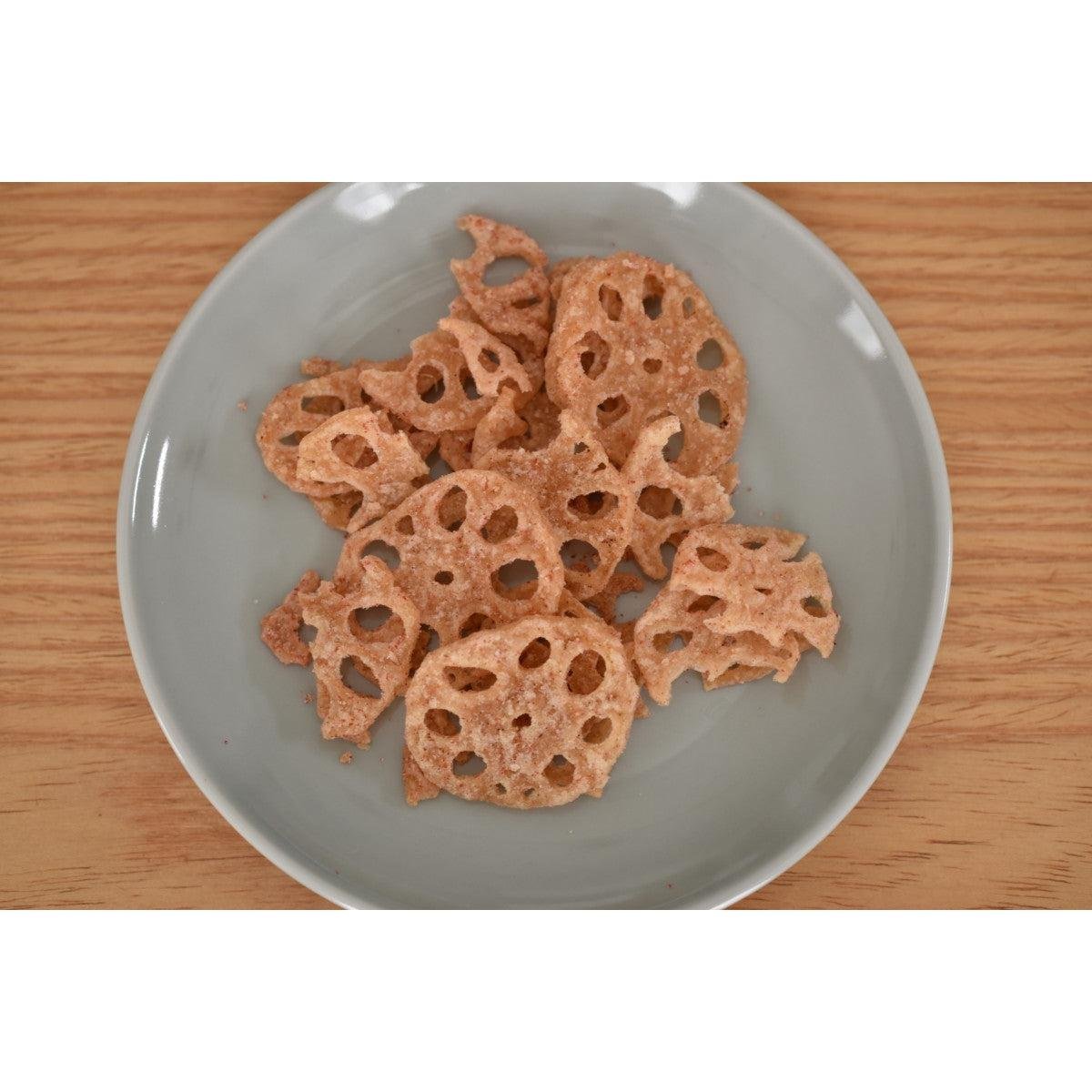 Sokan Ume Renkon Lotus Root Chips Japanese Plum Flavor Pack of Six