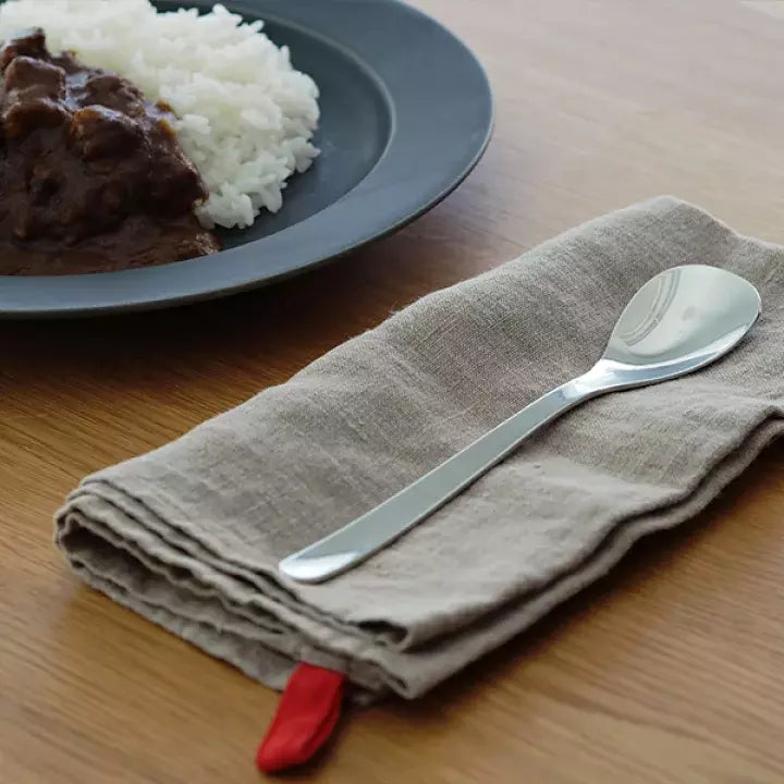 Sori Yanagi 183mm Stainless Steel Curry Spoon – Japanese Flatware