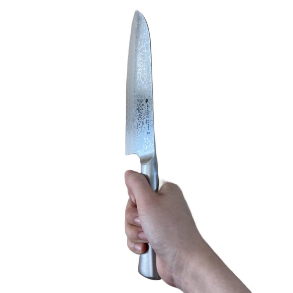Sori Yanagi 18cm Japanese Damascus VG-10 Chef Santoku Knife