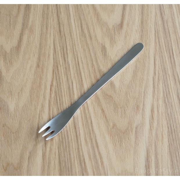 Sori Yanagi 14cm Stainless Steel Dessert Fork – Elegant Japanese Design