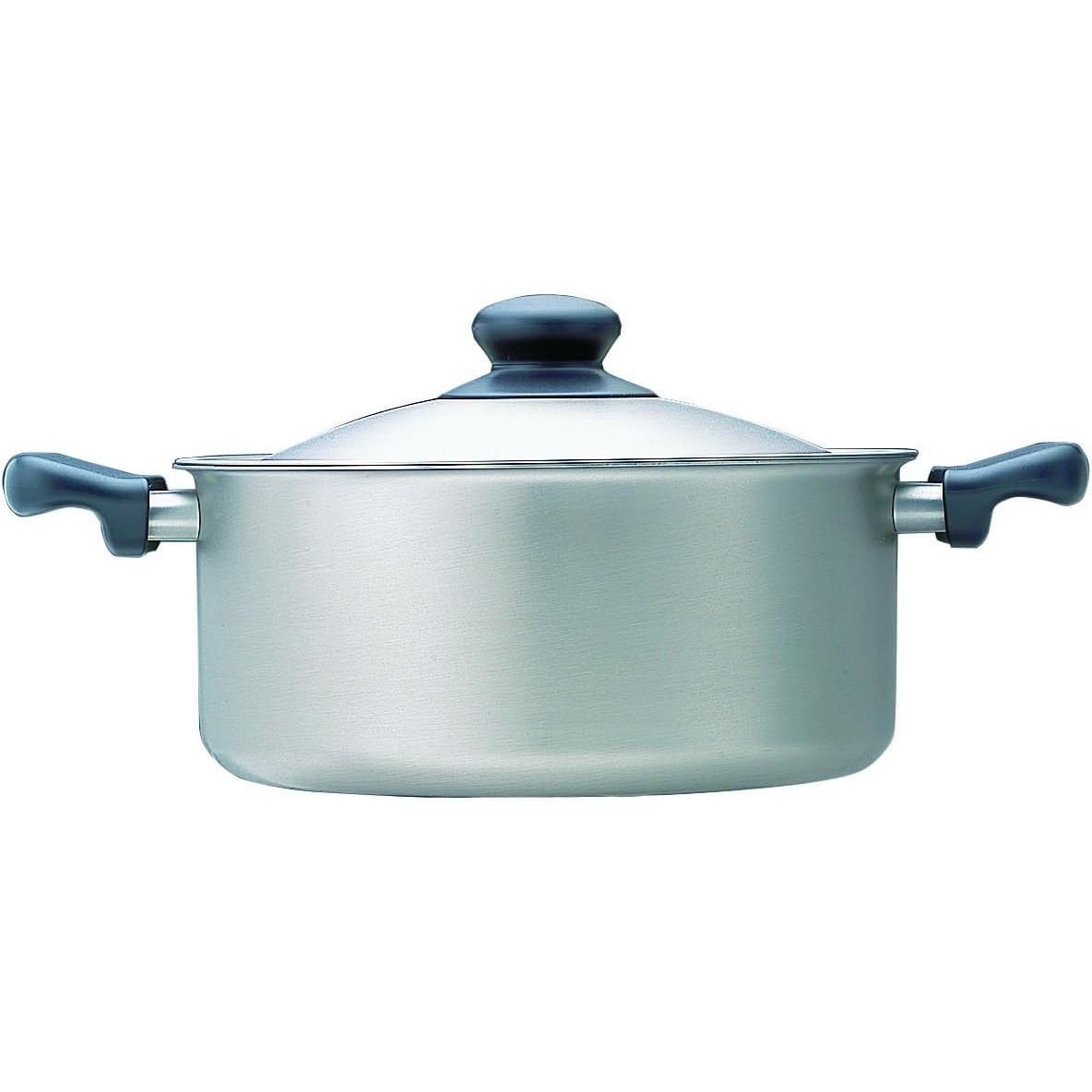 Sori Yanagi 3.8L Matte Finish Stainless Steel Pot with Lid