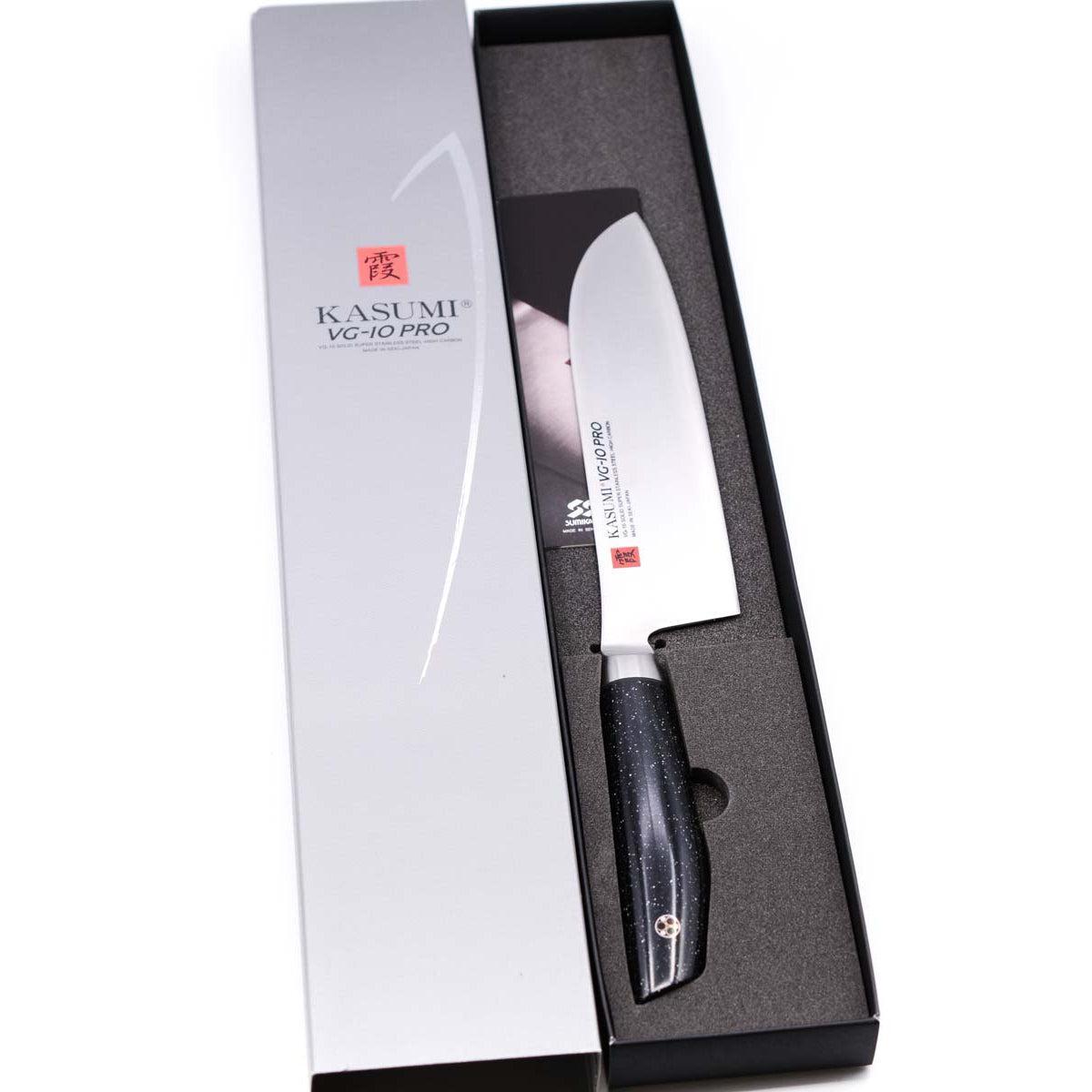 Sumikama Kasumi VG-10 Pro 180mm Santoku Kitchen Knife