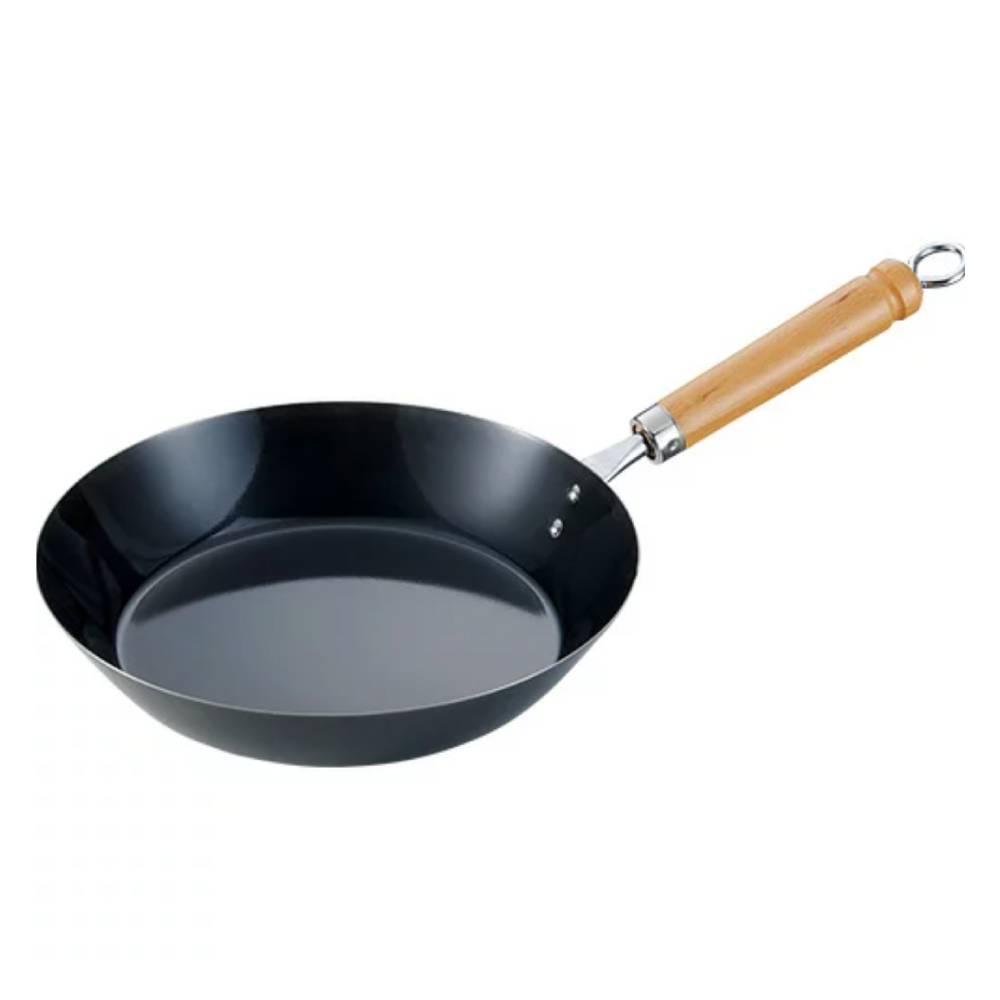 Summit Tetsunaberyu Japanese Iron Skillet 28cm Silicon-Coated Non-Stick Pan