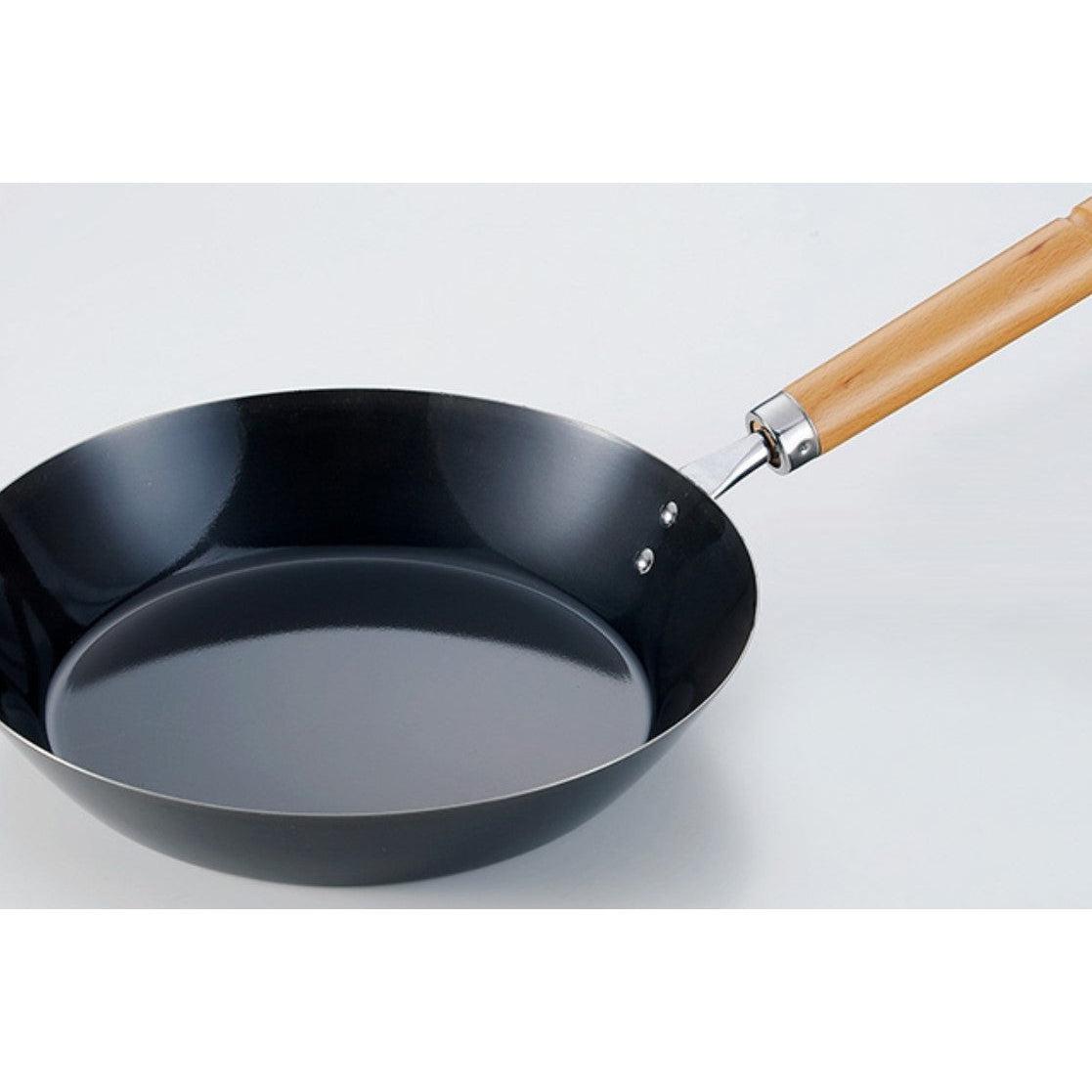 Summit Tetsunaberyu Japanese Iron Skillet 28cm Silicon-Coated Non-Stick Pan