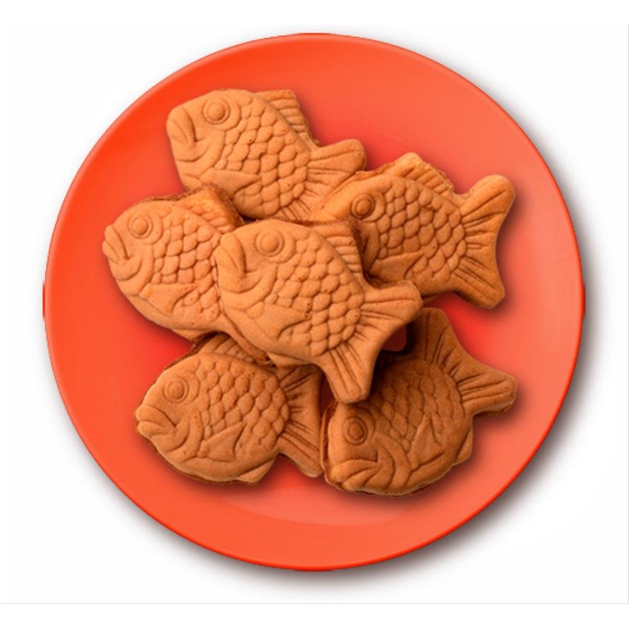 Tada Seika Japanese Azuki Bean Taiyaki Waffle Snack 10-Pack