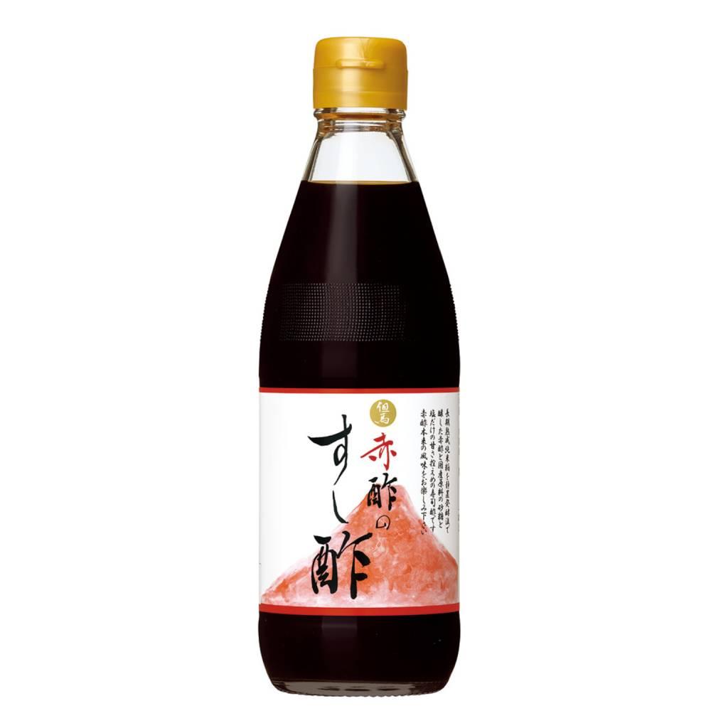 Tajima Jozo Premium Akazu Aged Red Vinegar 360ml bottle for sushi rice