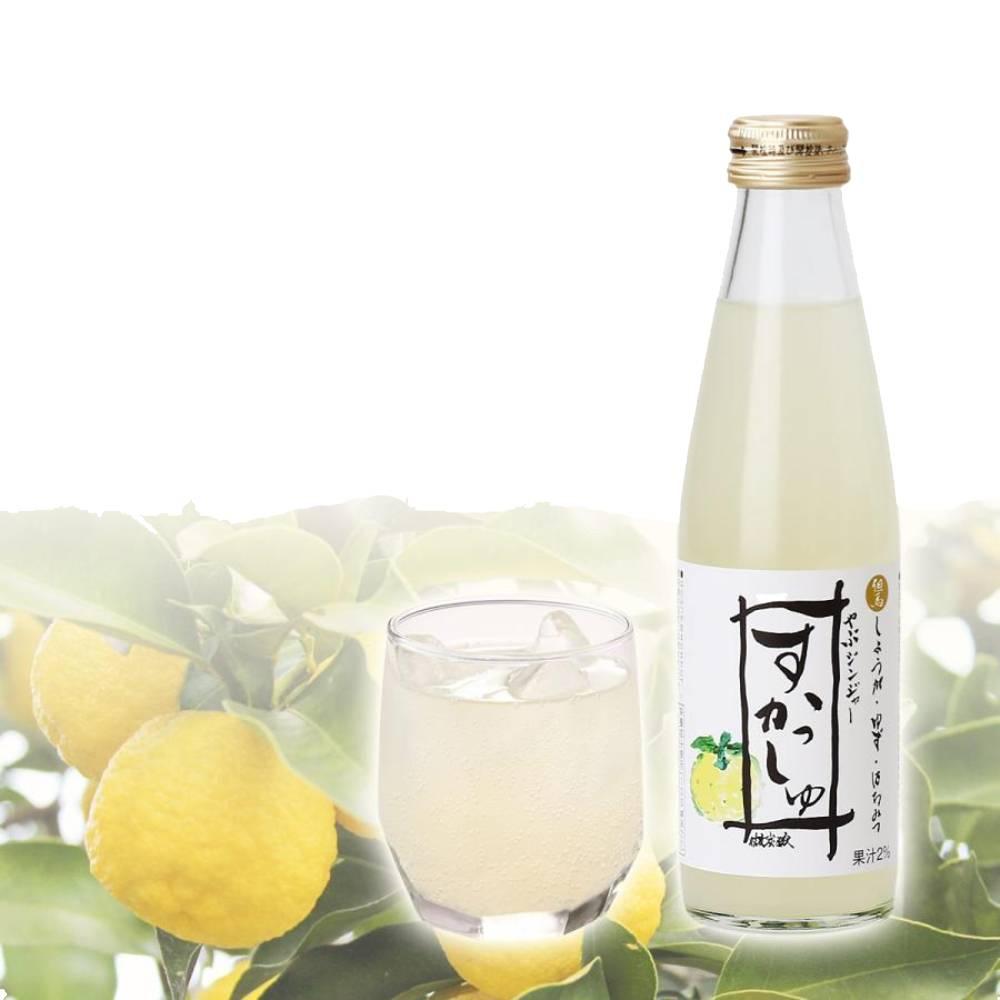 Tajima Jozo Sparkling Yuzu Ginger Vinegar Soda Drink 200ml