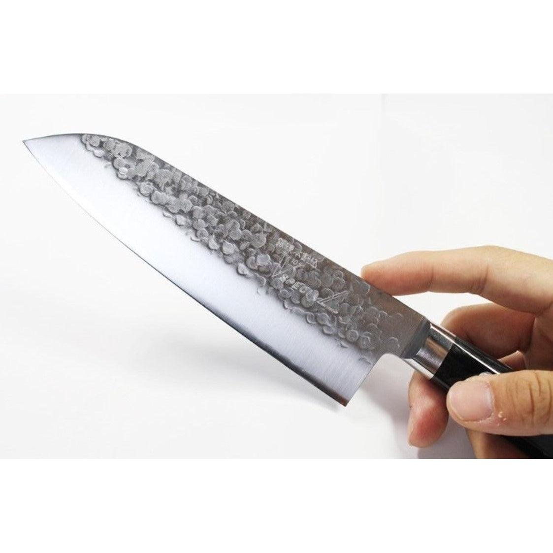 Takamura Hamono VG10 Hammered Santoku Knife 170mm Premium Japanese