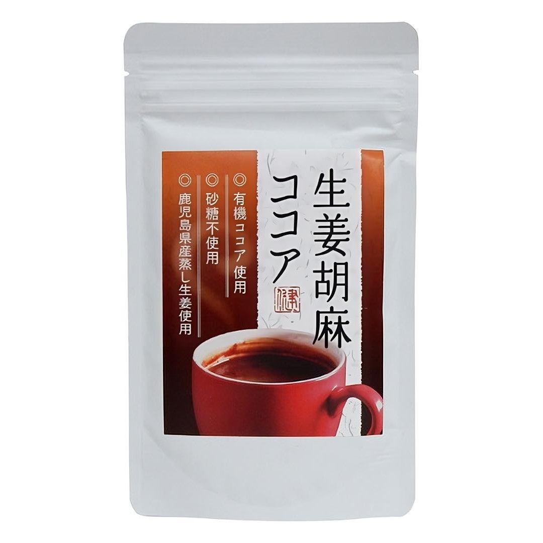 Takusei Organic Sugar-Free Cocoa Ginger Hot Chocolate Mix 75g