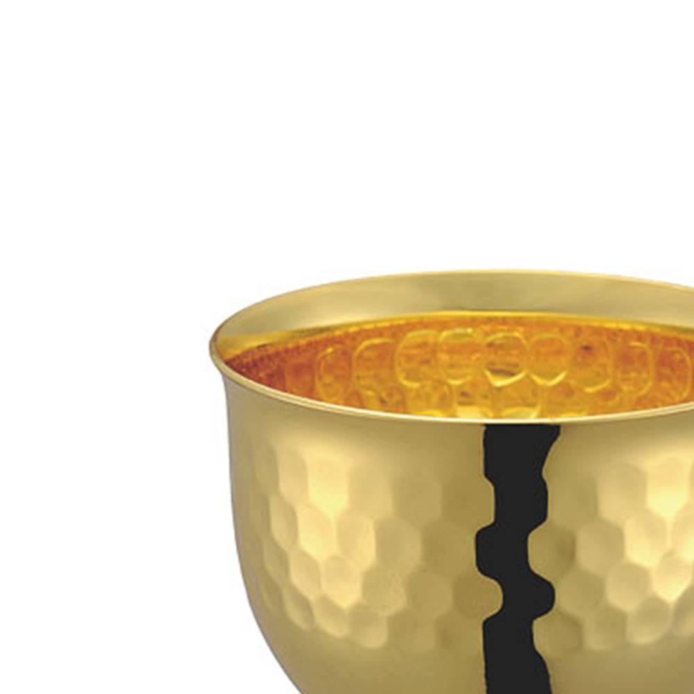 Tanabe Hand-Hammered 24K Gold Plated Copper Sake Cup Pair 90ml
