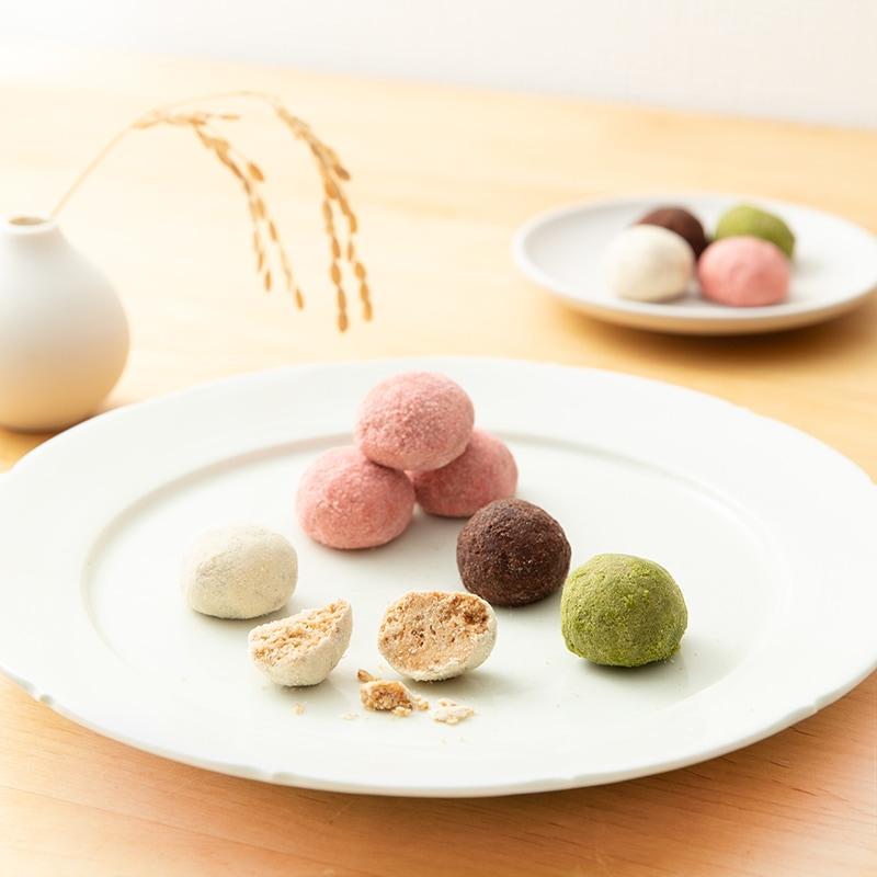 Tatatado Gluten-Free Wasanbon Sugar Cookie Balls – Premium Japanese Snack